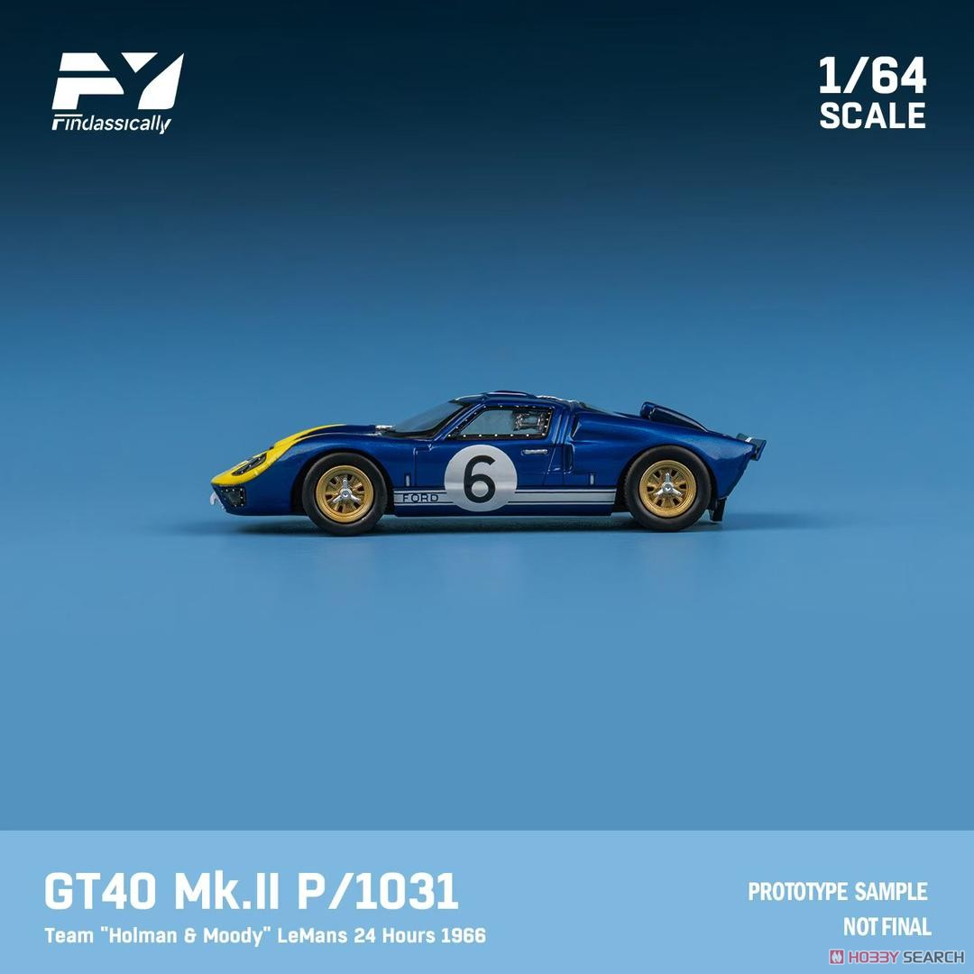 Ford GT40 Mk.II P1031 `Holman & Moody` 1966 LeMans 24 Hours #6