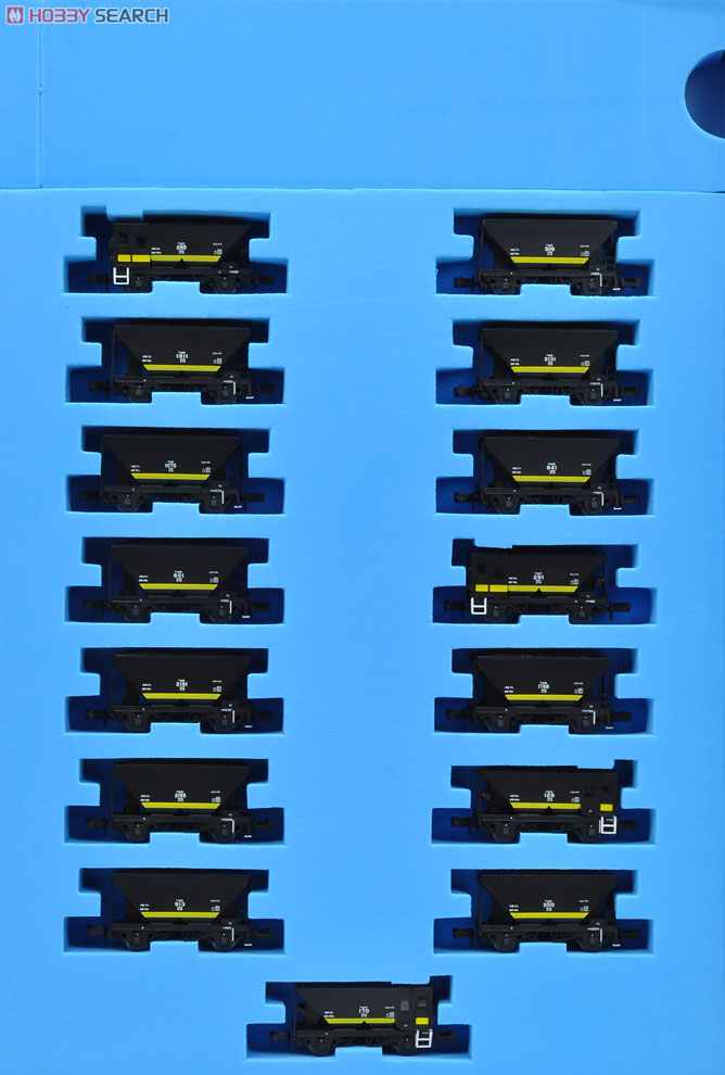 国鉄 セラ1・セフ1 黄帯入 石炭輸送列車 (15両セット) (鉄道模型