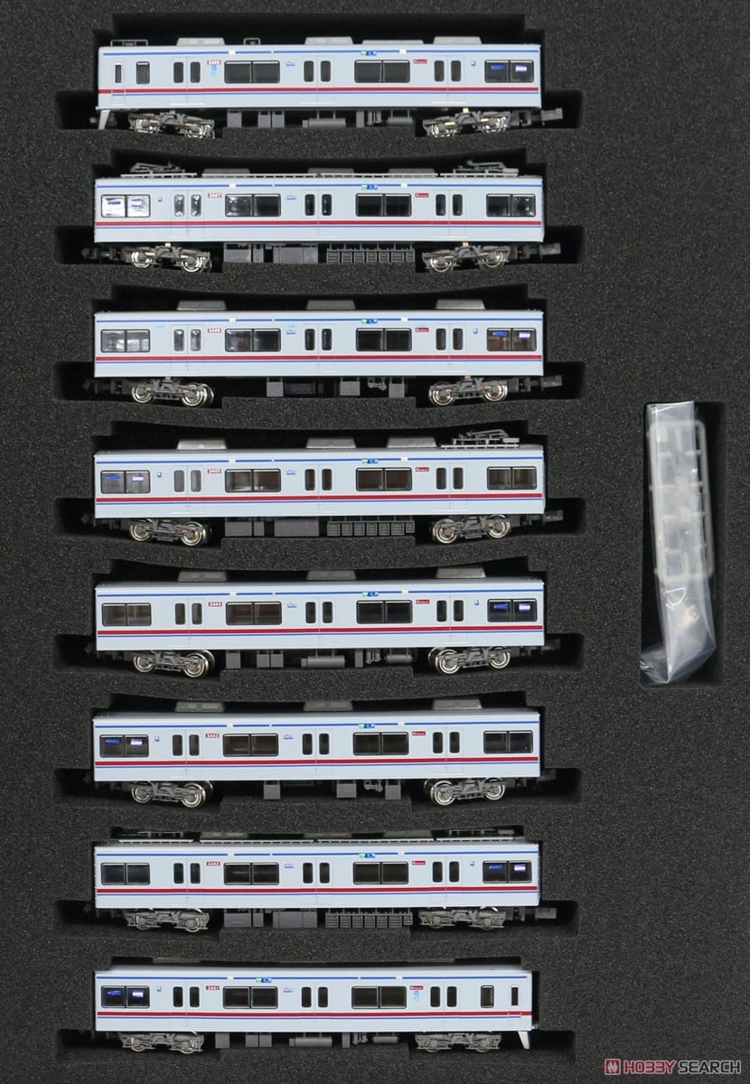 京成 3400形 (3448編成) 8両編成セット (動力付き) (8両セット) (塗装