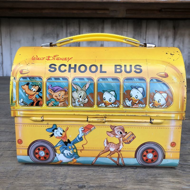 Vintage Disney Lunch Box School Bus (T869) - 2000toys Antique Mall