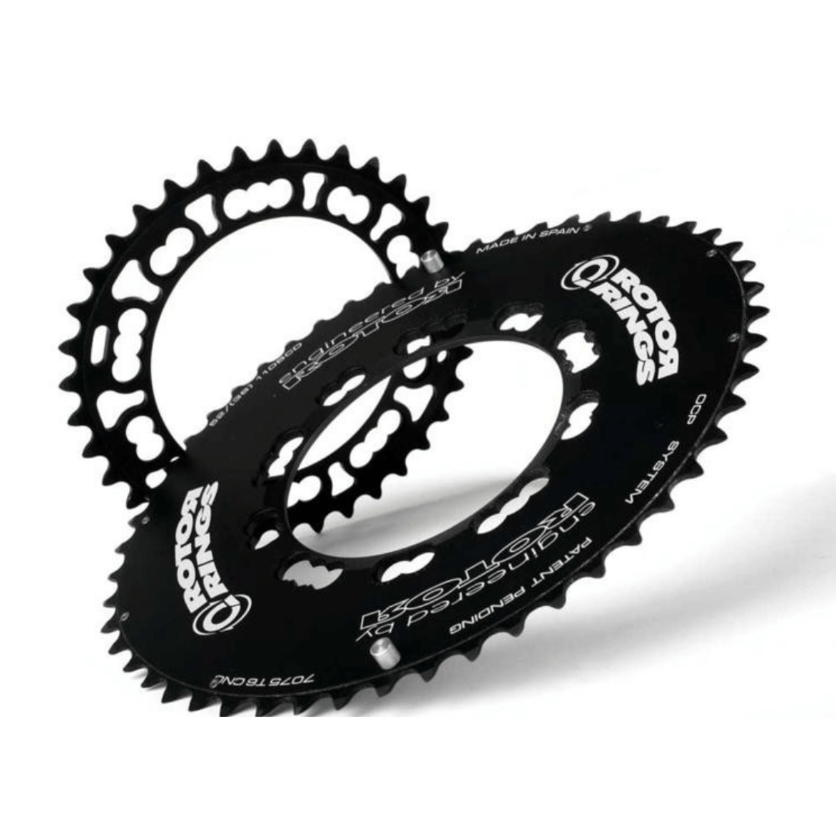 Rotor 3D + INpower Cranks + Q-Rings Aero 50/34 Chainrings - 365Rider