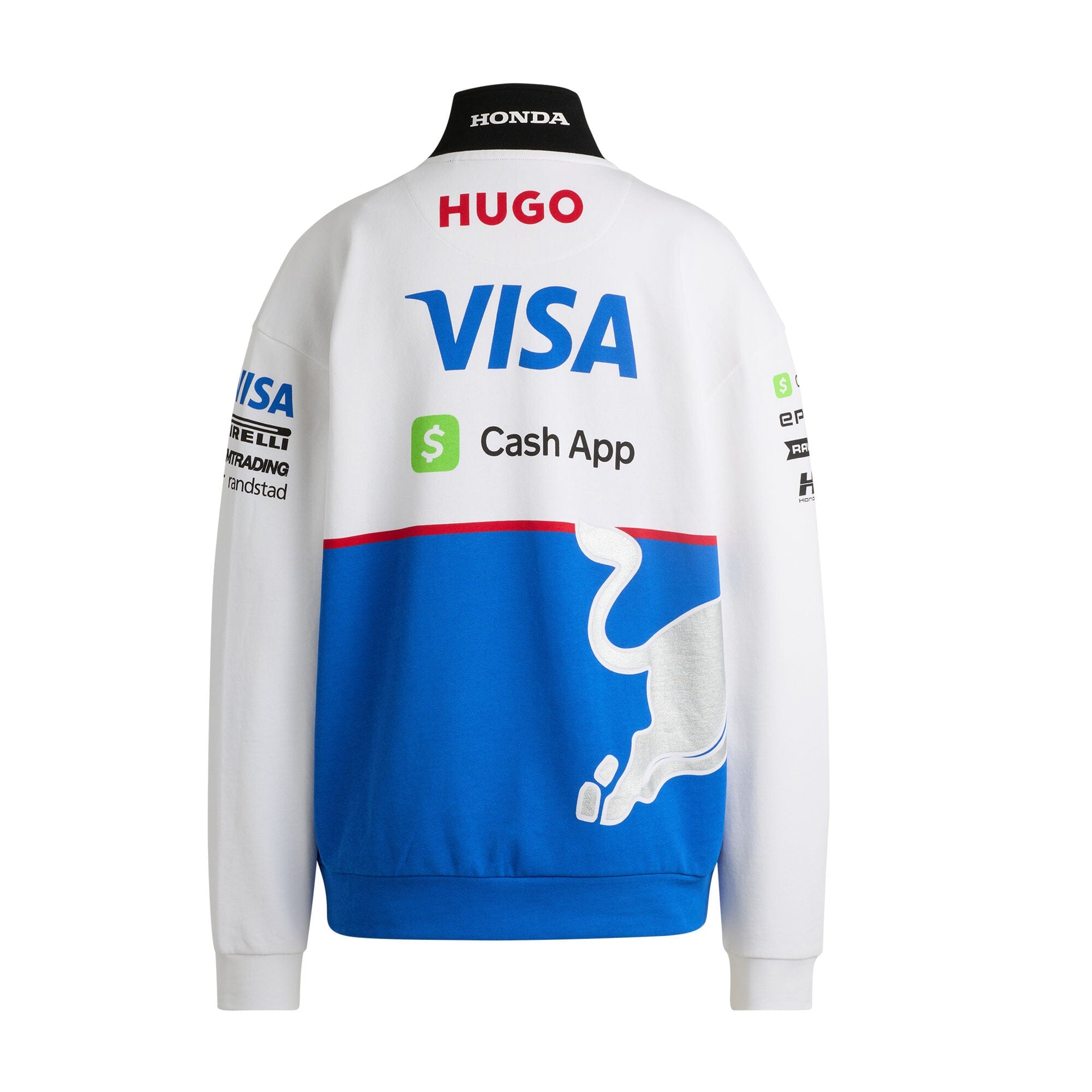 Visa Cash App RB F1 Men's 1/4 Zip Sweatshirt - White – CMC
