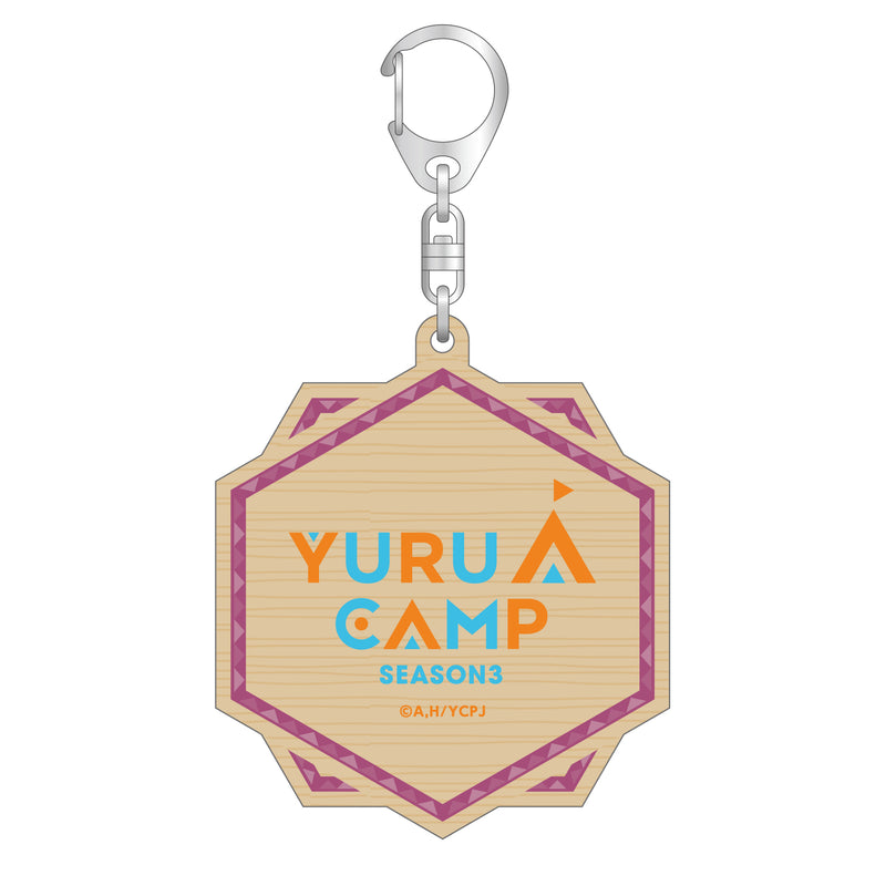 ゆるキャン△ SEASON3 描き下ろしウッドキーホルダー/土岐綾乃