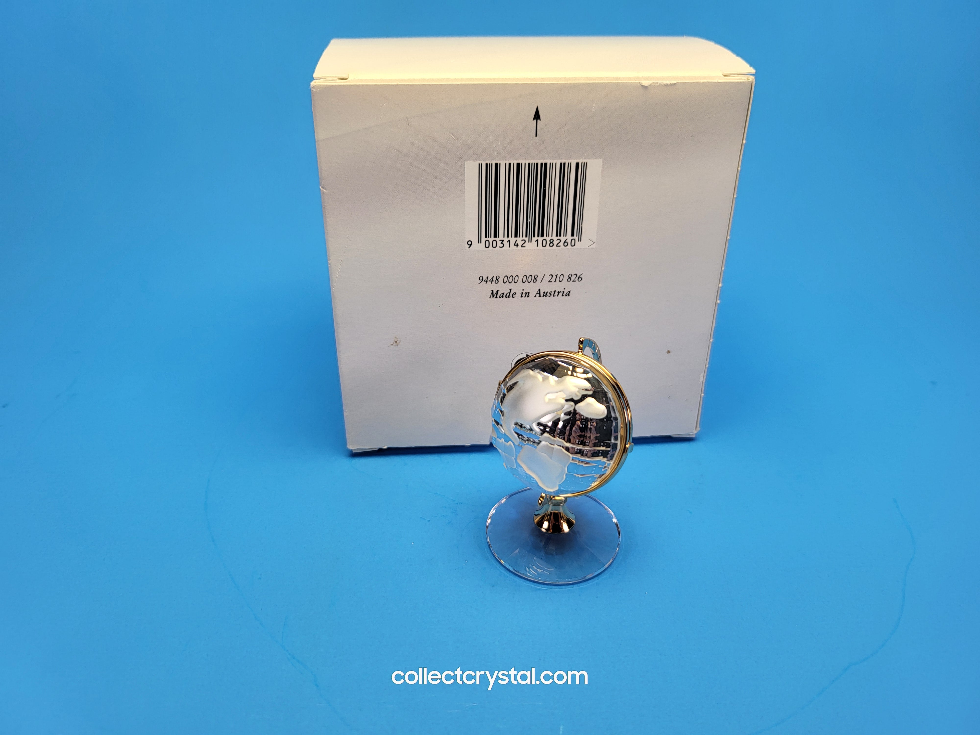 SECRETS – GLOBE CLOCK GO WORLD GLOBE, # 210826 – Collect Crystal