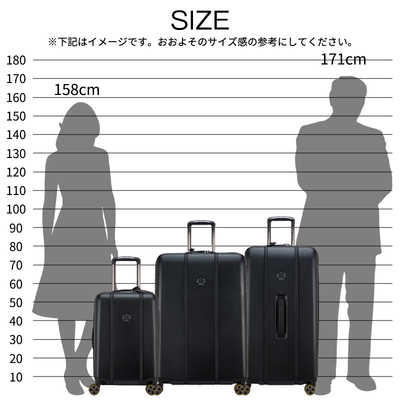 機内持ち込み】 デルセー カデンス スーツケース Sサイズ 34/38L