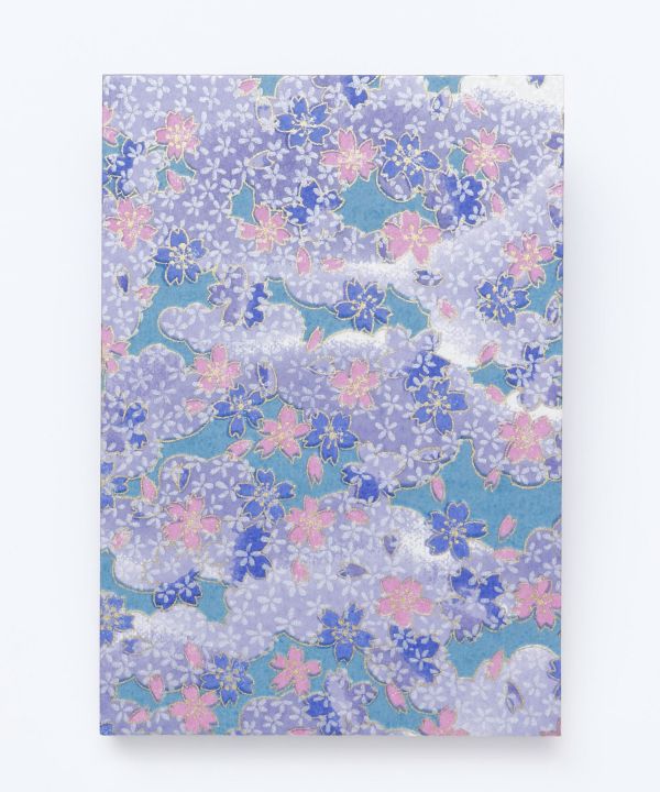 友禅御朱印帳／花霞(浅葱): 『岩座(いわくら)』公式通販