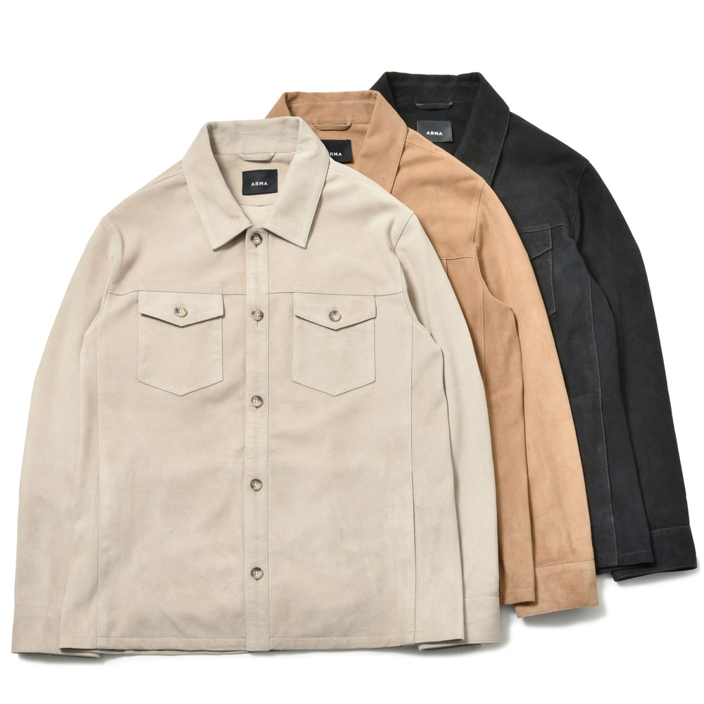 ARMA（アルマ）｜ARMA / アルマゴートスエードシャツブルゾン DEX