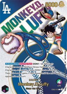 PSA10鑑定済〕モンキー・D・ルフィ(英語版/ドジャース)【L】{EB02-010}