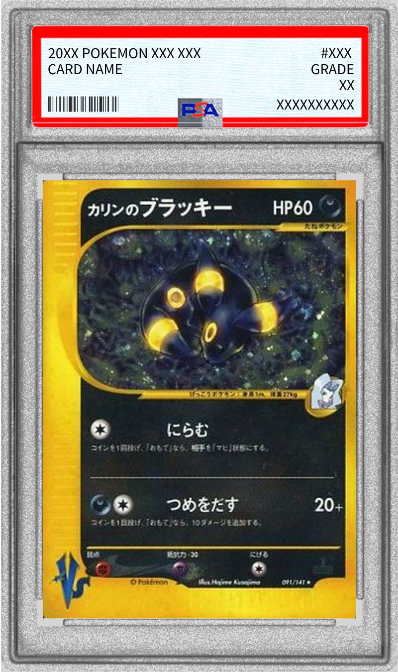 状態難/PSA10鑑定済〕カリンのブラッキー(VS)【☆】{091/141}