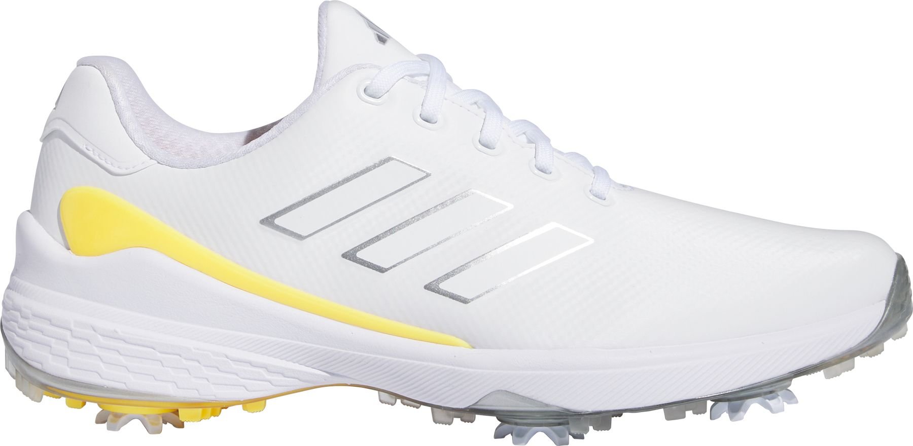 adidas ZG23 Golf Shoes Cloud White/Silver Metallic/Spark - Carl's