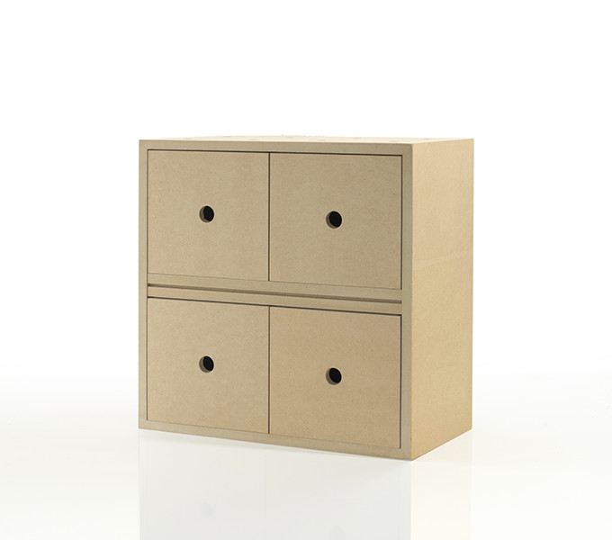 CD引き出し収納ボックス BLC-04F-TA|マルゲリータのCD収納