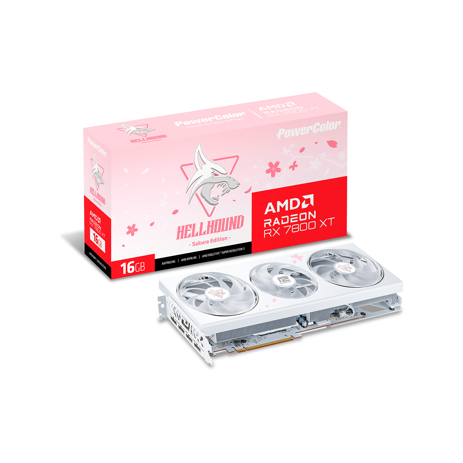 RX7800XT 16G-L/OC/SAKURA | RX7800XT 16G-L/OC/SAKURA | PowerColor