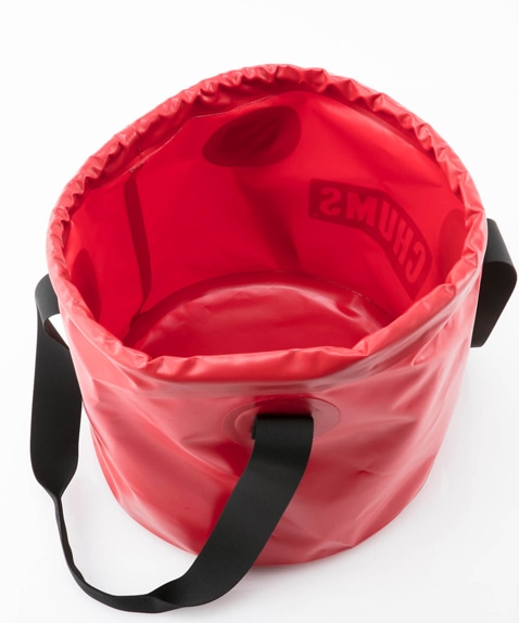 Bucket 14L/バケツ14L(キャンプグッズ)(One Size Red): キャンプ用品