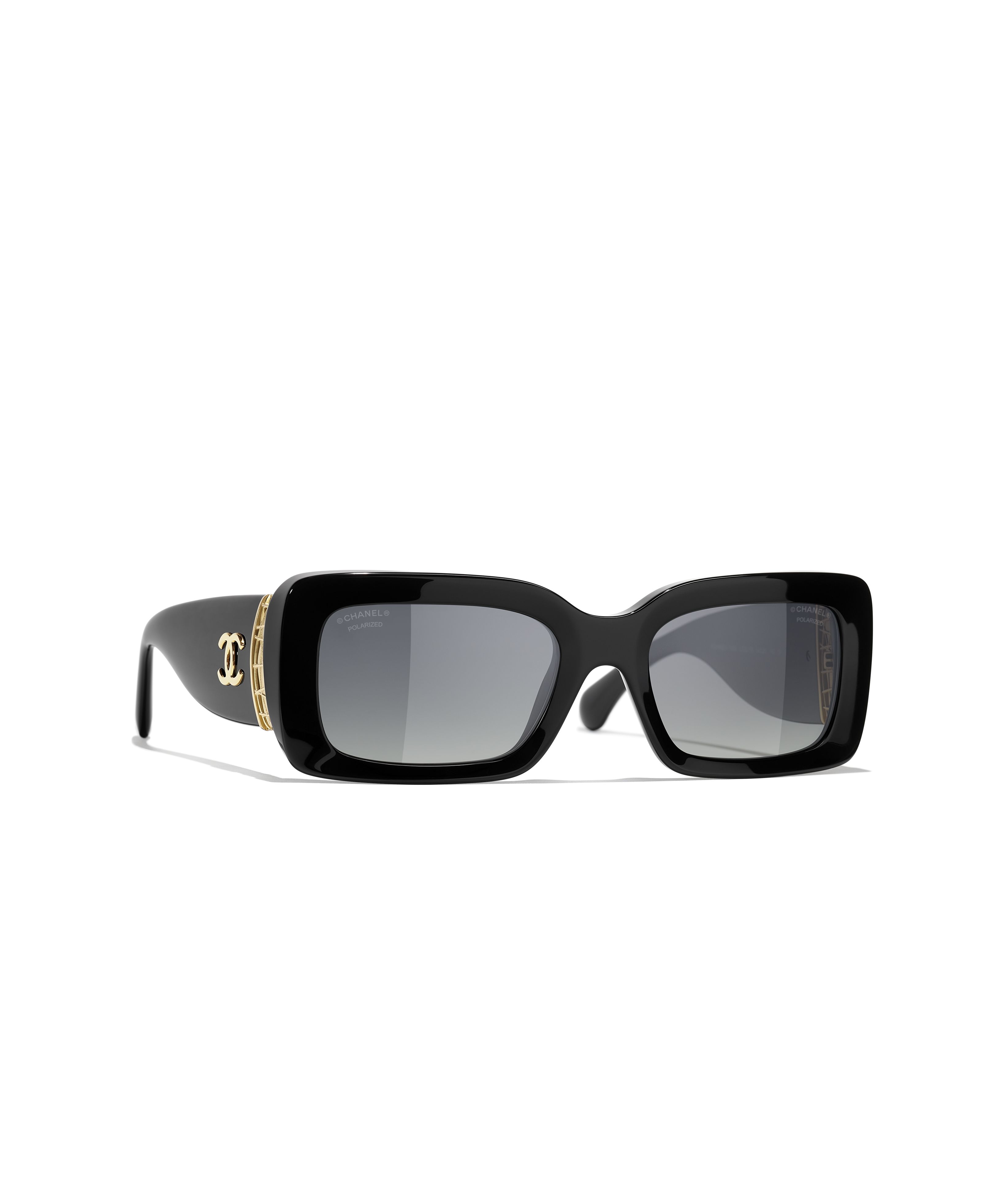 CHANEL Sunglasses: Rectangle Sunglasses, acetate — Fashion | CHANEL