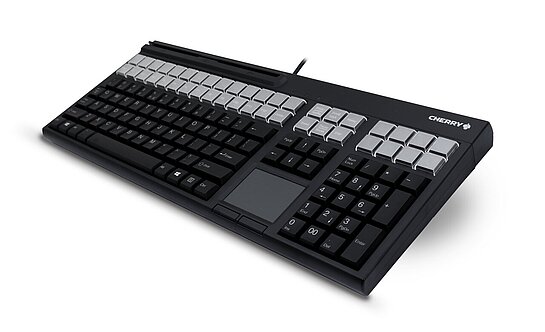 CHERRY G86-71411 | Keyboard with magnetic card reader and touchpad