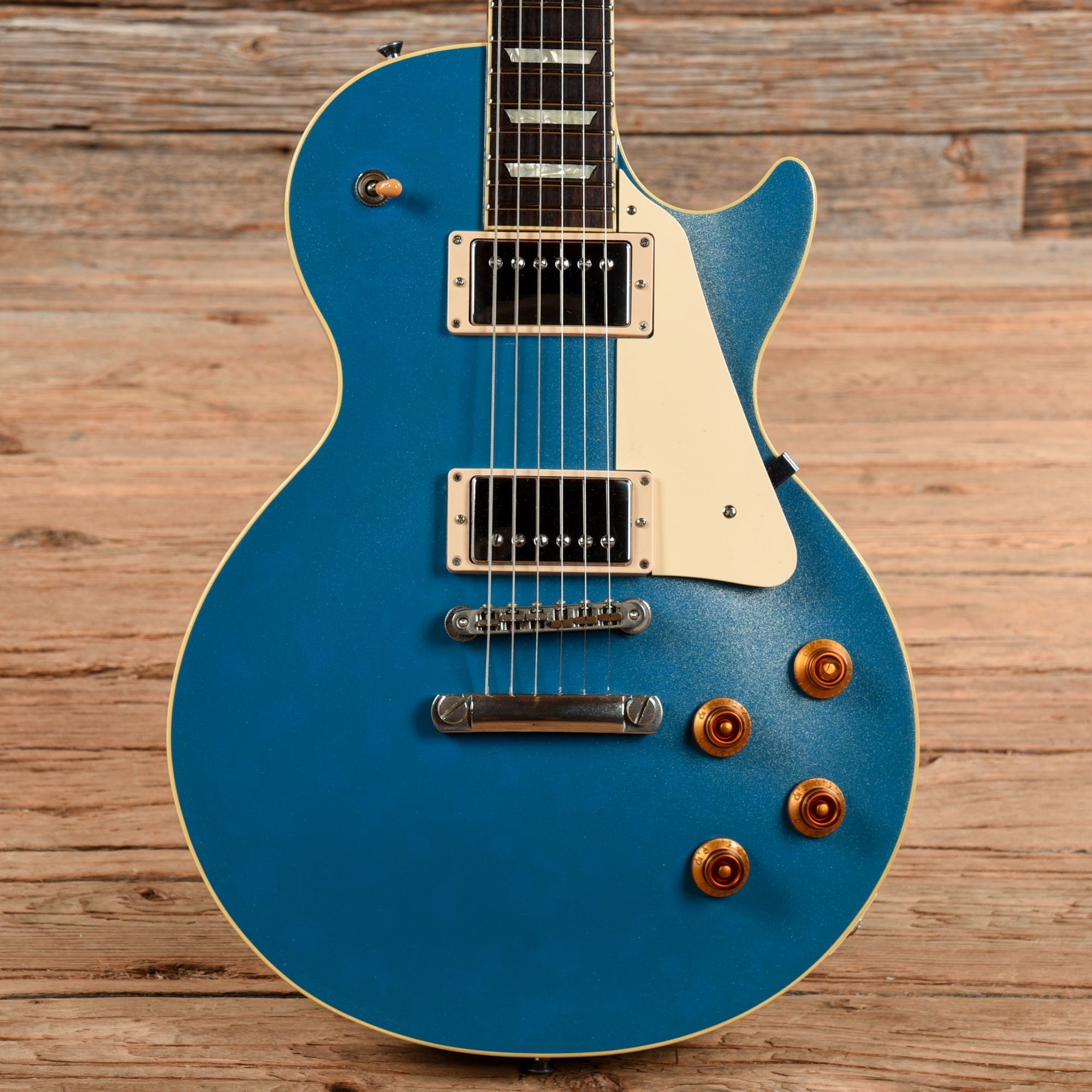 Epiphone Japan Les Paul Standard Blue Sparkle – Chicago Music Exchange