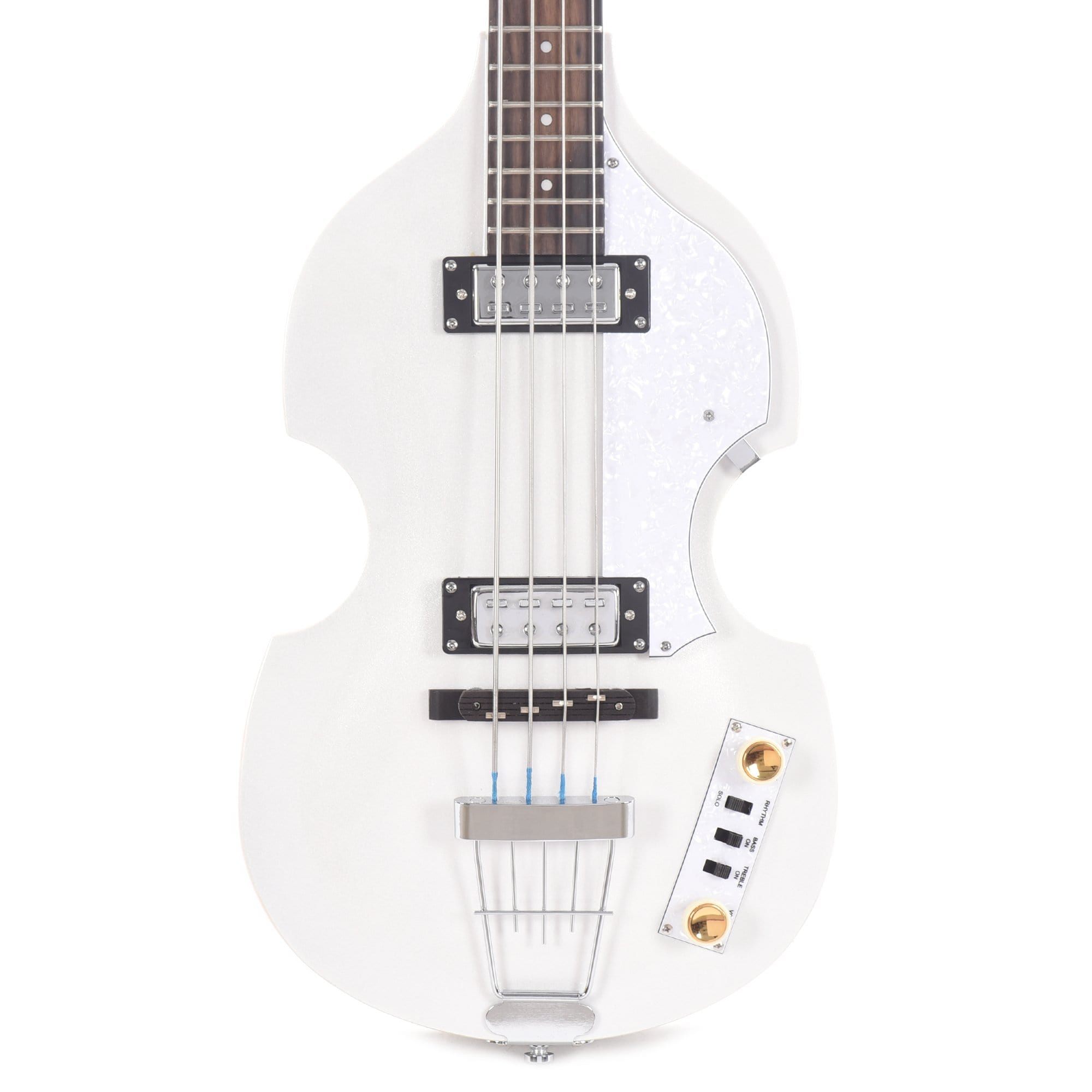 Hofner Ignition Pro Violin Bass Pearl White – Chicago Music Exchange