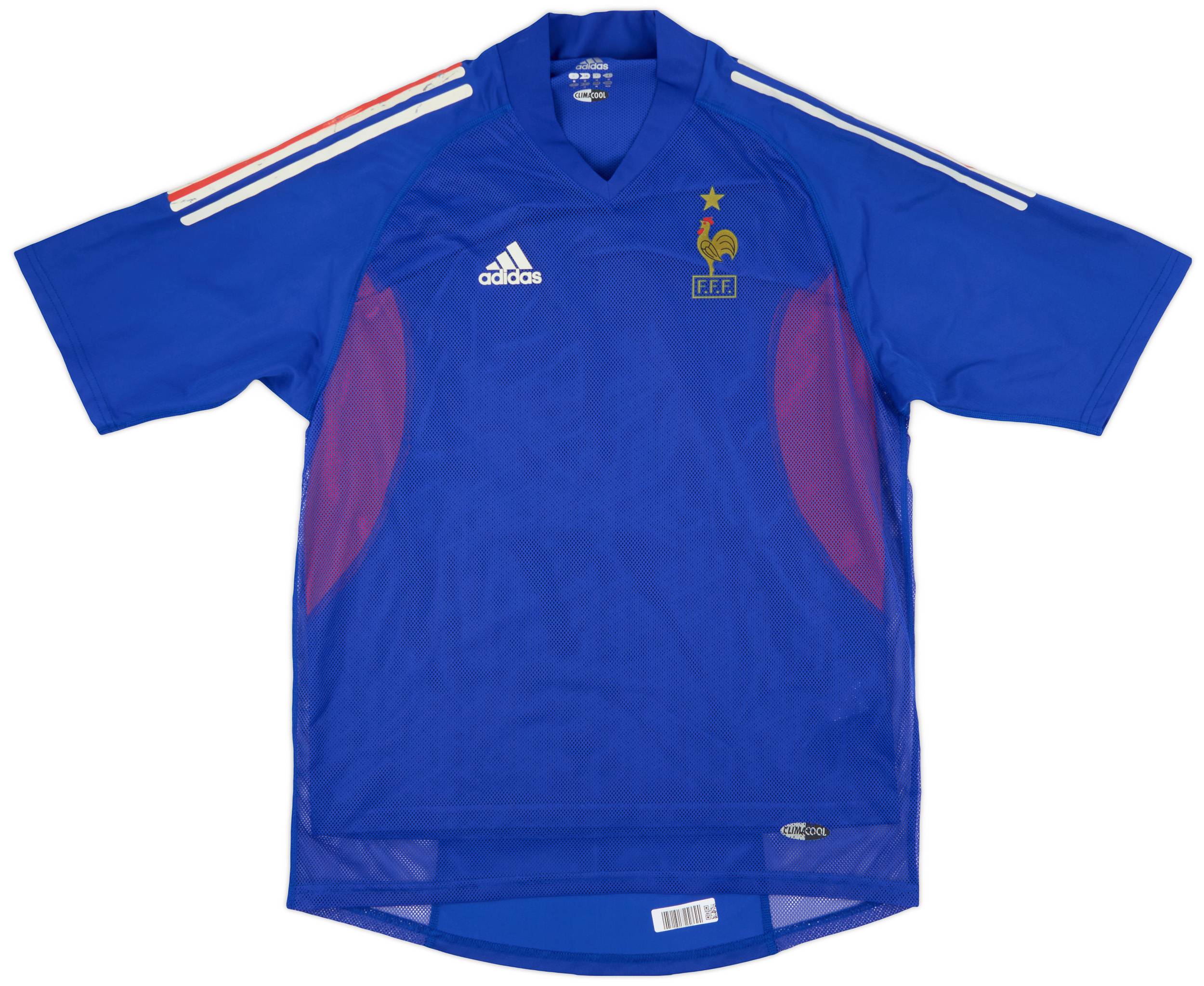 2002-04 France Player Issue Home Shirt Pires #7 - 7/10 - (M)