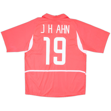2002-03 South Korea Player Issue Home Shirt J.H.Ahn #19 (M)