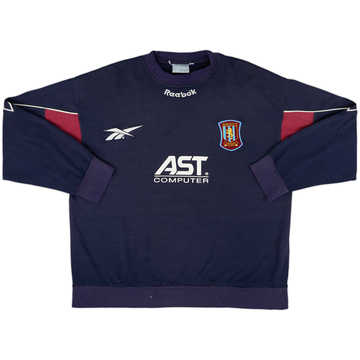 1997-98 Aston Villa Reebok Drill Top - 9/10 - (XL.Boys)