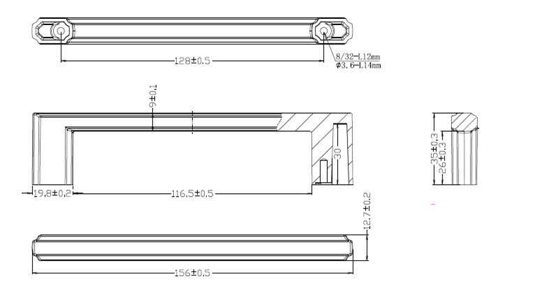 Richelieu-Chrome Inspiration-Modern Metal Pull - 8655