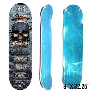 SUICIDAL TENDENCIES]-Suicidal Bandana Skateboard Deck 8.5