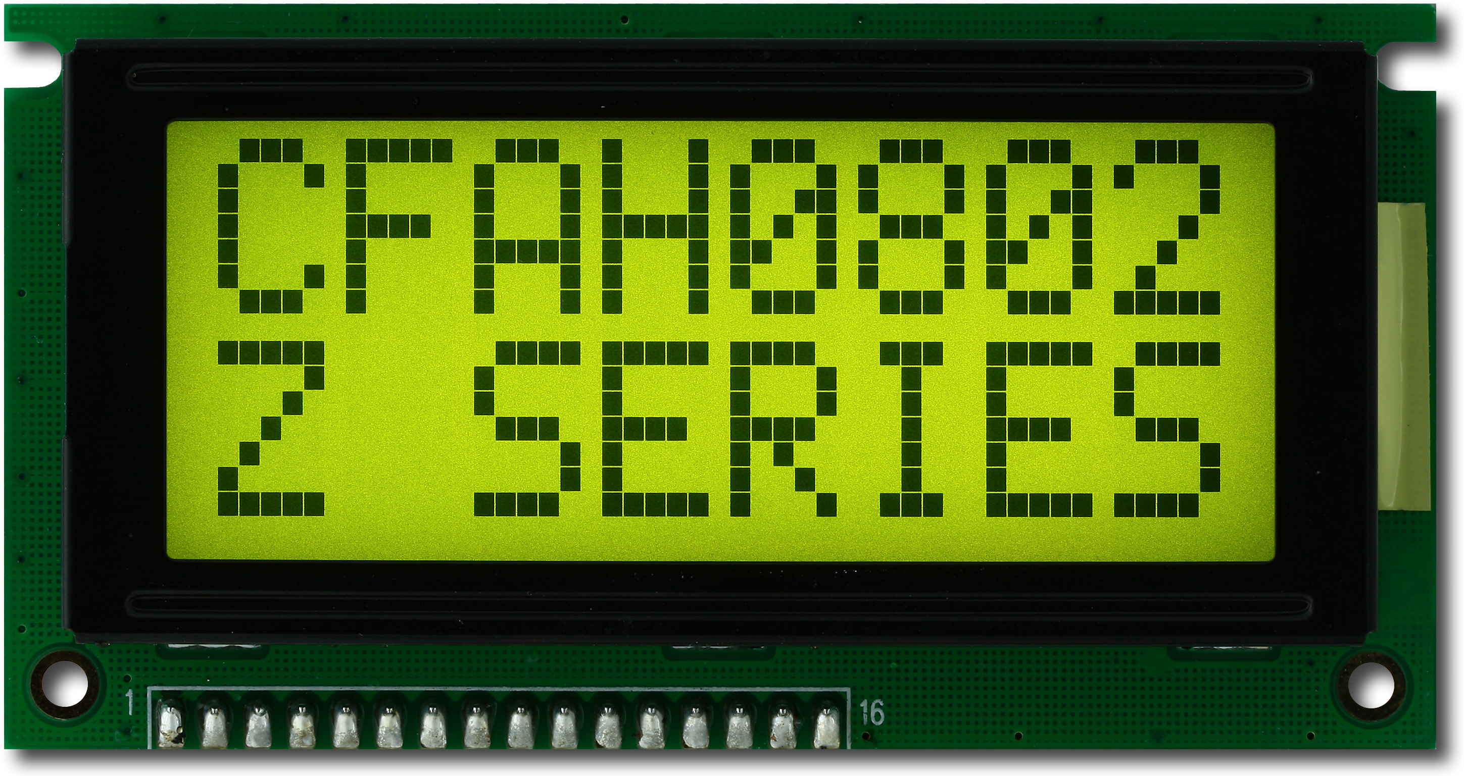 Sunlight Readable 8x2 Character LCD from Crystalfontz