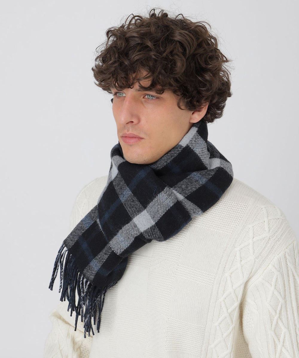 一部店舗限定】クレイジーパターンクレストブリッジチェックマフラー