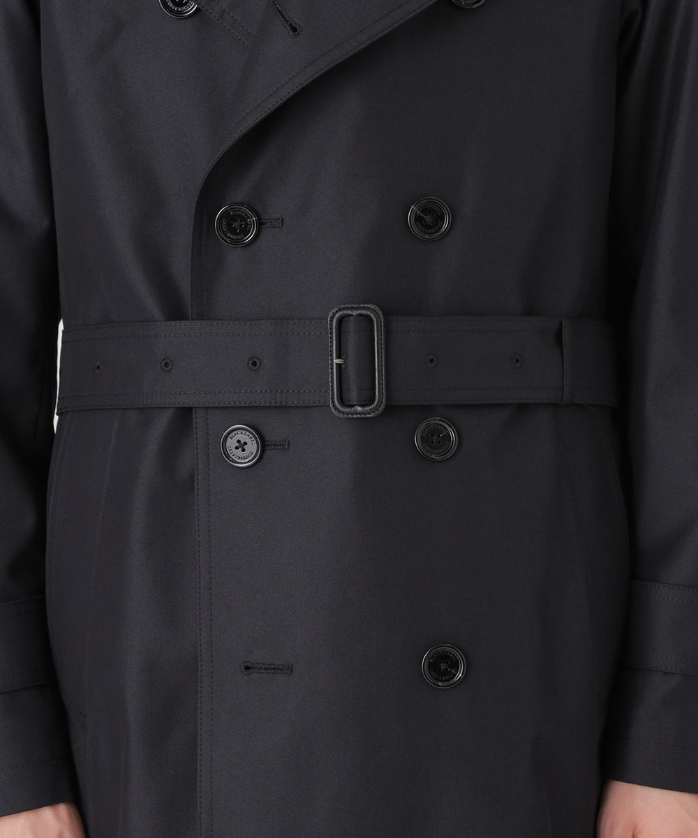 一部店舗限定】ギャバジンダブルトレンチコート（コート）｜BLACK