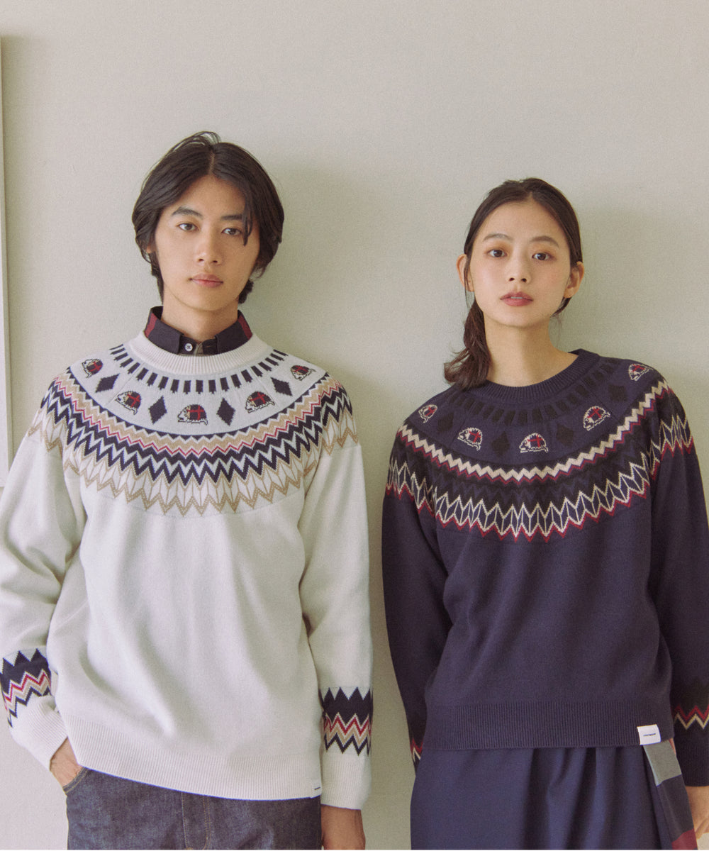 ヘッジホッグフェアアイルニット（ニットウェア）｜CB CRESTBRIDGE