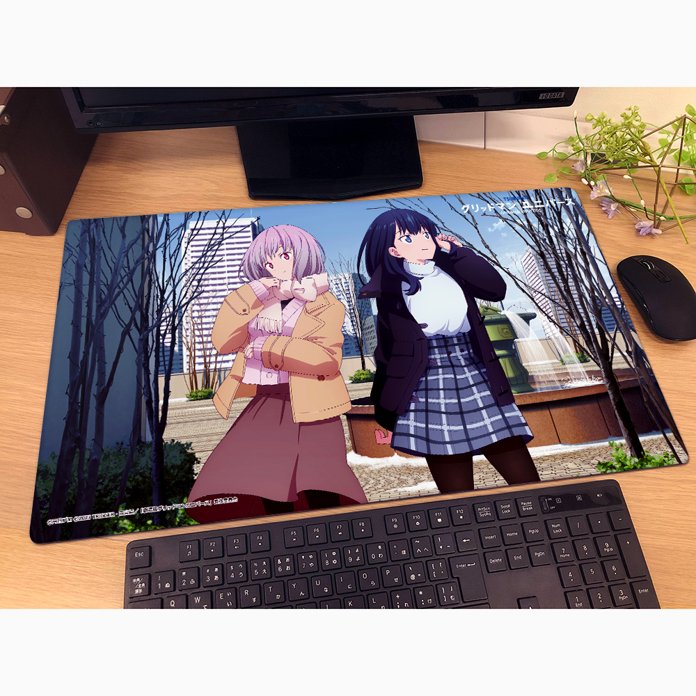 グリッドマン ユニバース]描き下ろしラバーマット（宝多六花＆新条