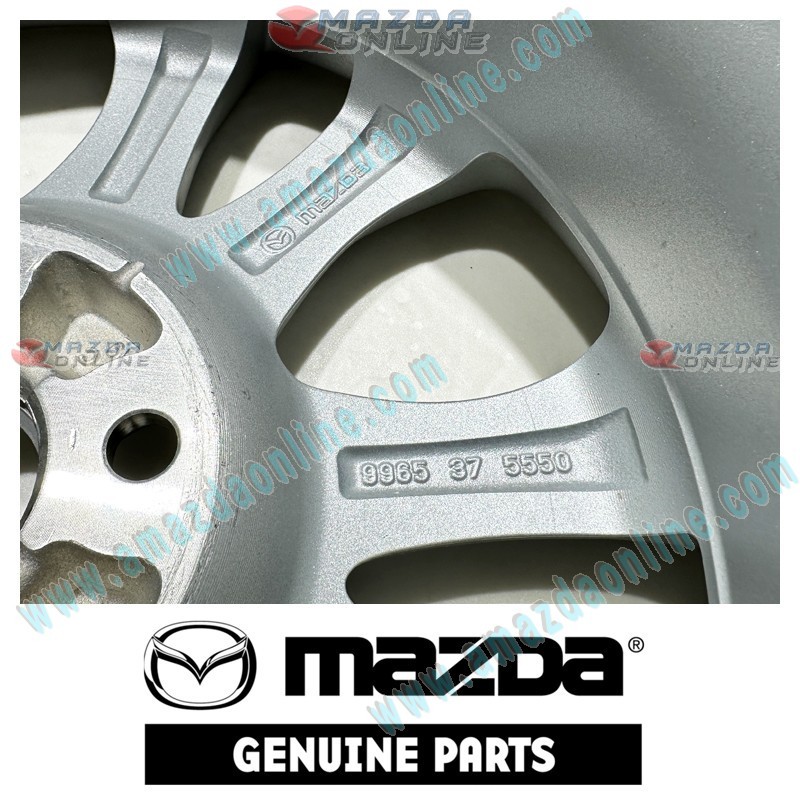 Mazda Genuine 15x5 Alloy Wheel Rim 9965-37-5550 fits 15-23 MAZDA2