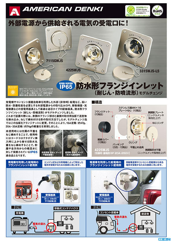 電子カタログ／新製品リーフレットPDF | 製品情報 | アメリカン電機