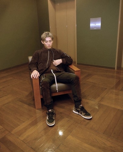 SUEDE LEATHER MA-1 of AMNJX