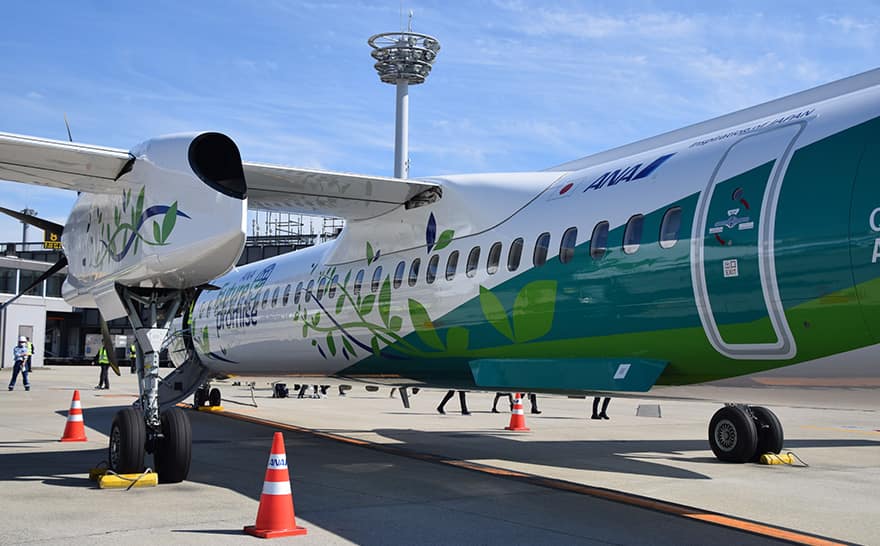 ANA Future Promise Propが就航しました | DHC-8-400就航20周年記念