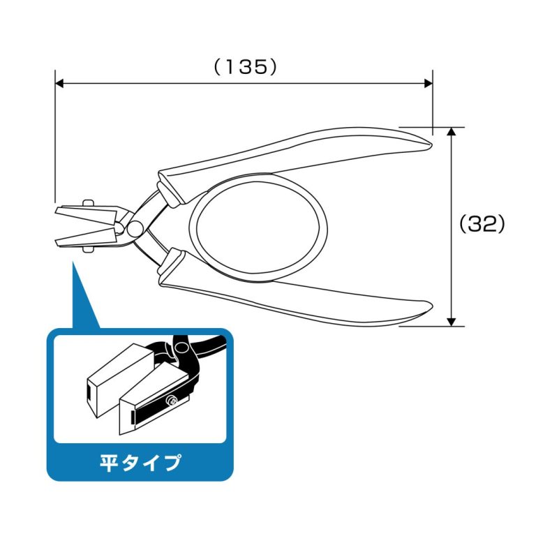 ナイロンカバー付 ラバーグリップヤットコ 標準タイプ | ANEXブランド