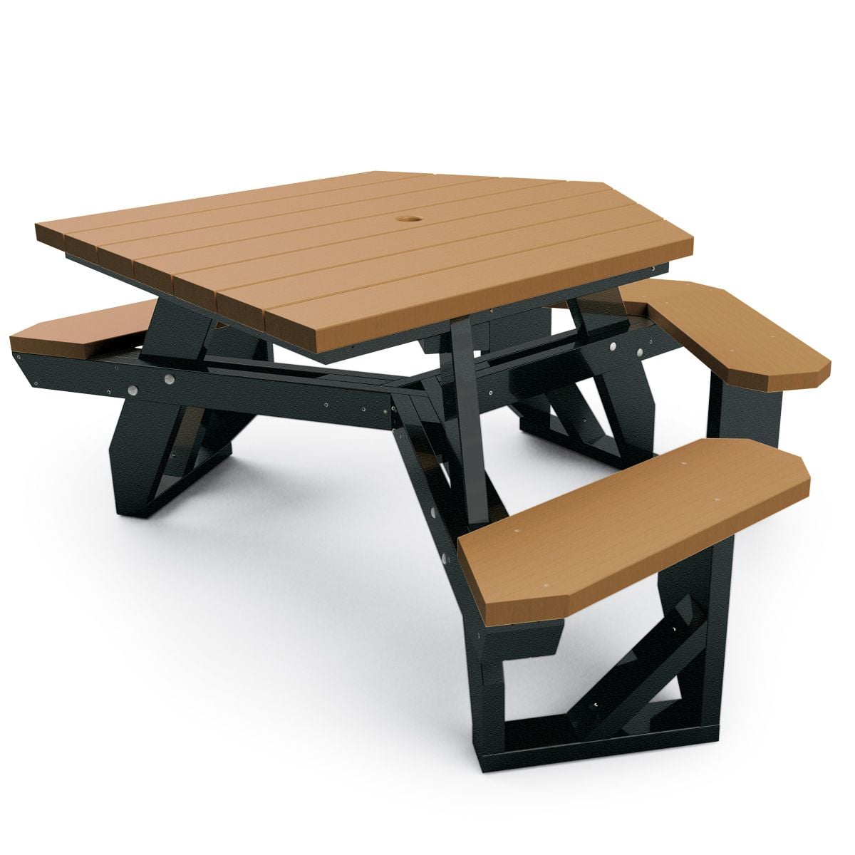 Anova Recycled Plastic ADA Picnic Table | RCPHEXADA