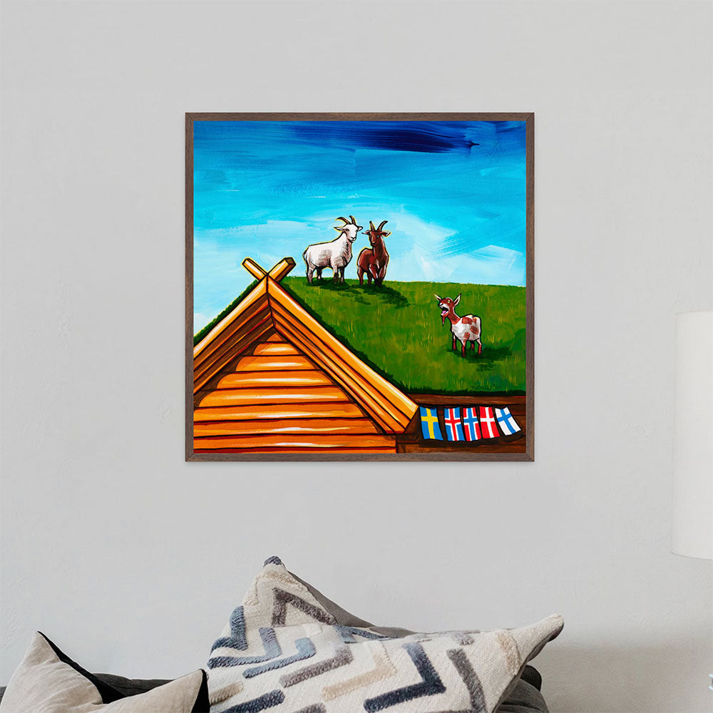 Ridge - Scandinavian Goats in Door County - Fine Art Prints by