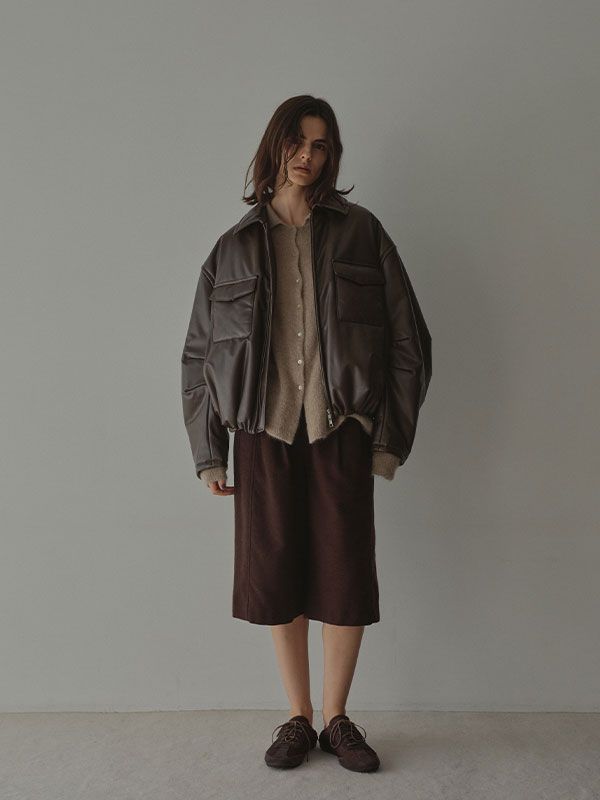 ETRE TOKYO - バルーンシルエットパディングブルゾン(BROWN) | ADDICT