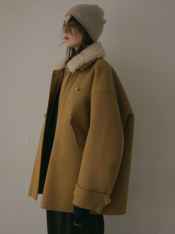 ETRE TOKYO - マルチファブリックリバーシブルコート - BROWN | ADDICT