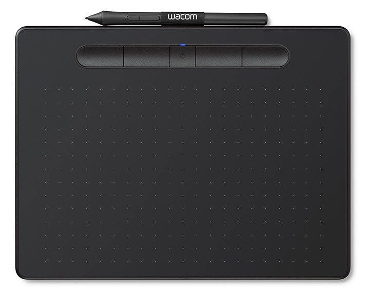 Wacom Intuos Creative Bluetooth Pen Tablet, Medium, Black CTL6100WLK0
