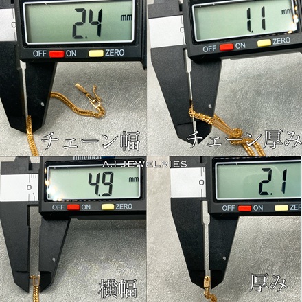 k18 18金 12面カット トリプル 10g 50センチ ネックレス メンズ/ k18