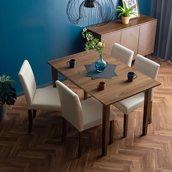 2人用 伸縮ウッドダイニング WEST(ウエスト) 3点セット | 家具