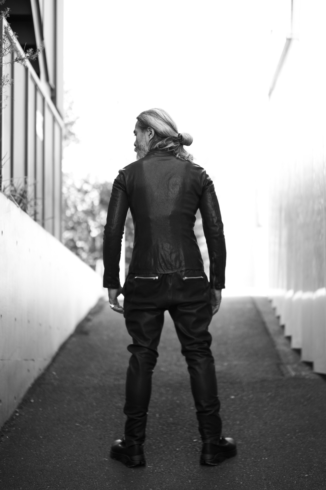 ISAMU KATAYAMA BACKLASH 1254-01 ITALY SHOULDER GARMENT DYED SINGLE
