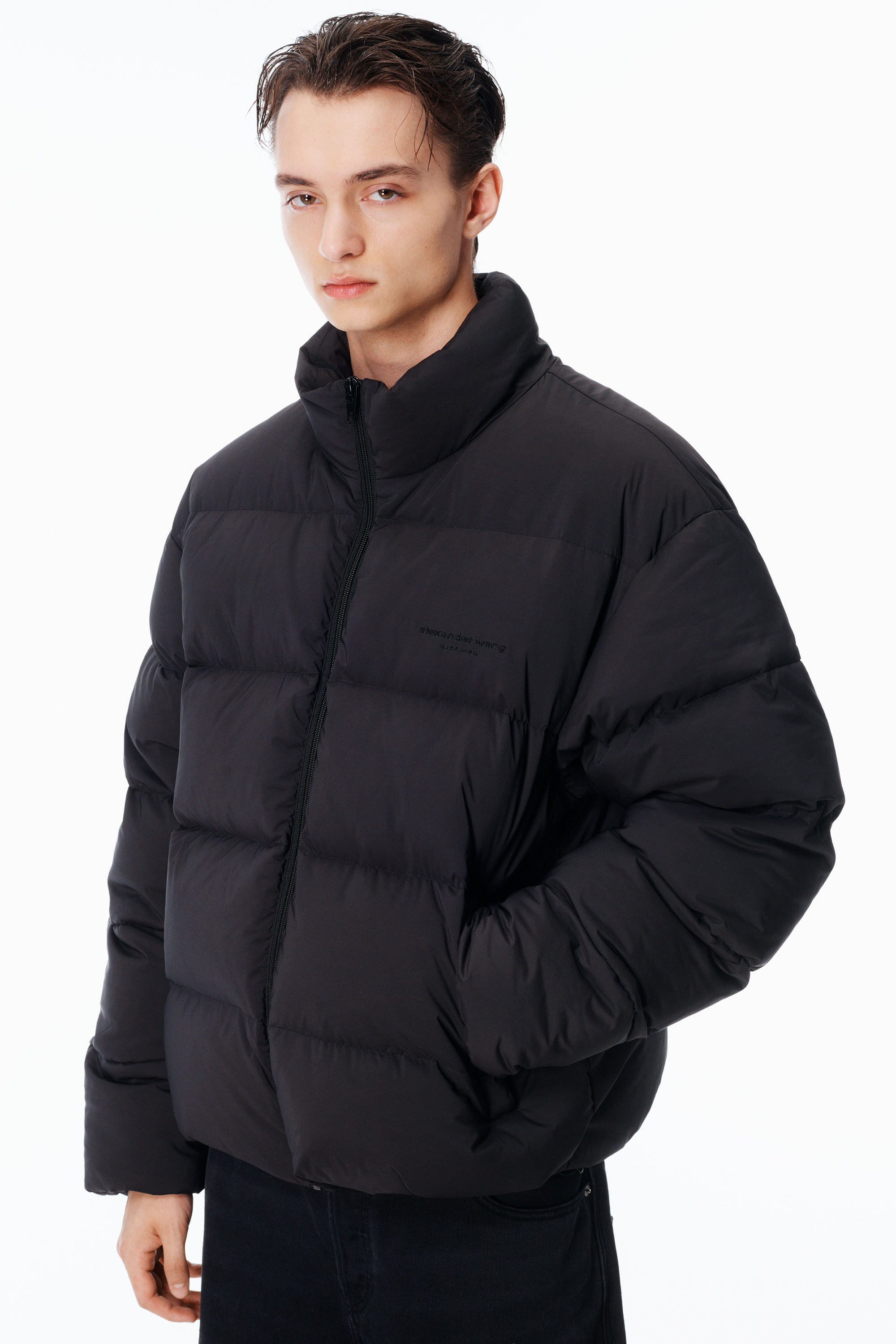Channel Puffer in BLACK | alexanderwang®