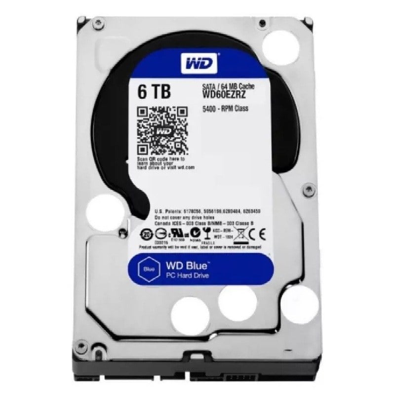 中古】Western Digital WD60EZAZ 6TB 内蔵型HDD WESTERN DIGITAL