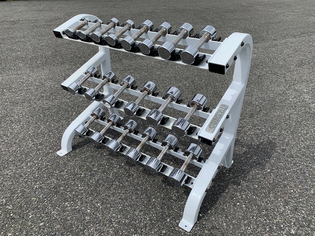 IVANKOクロームダンベル＆ラックセット アポワフィットネス｜商品詳細