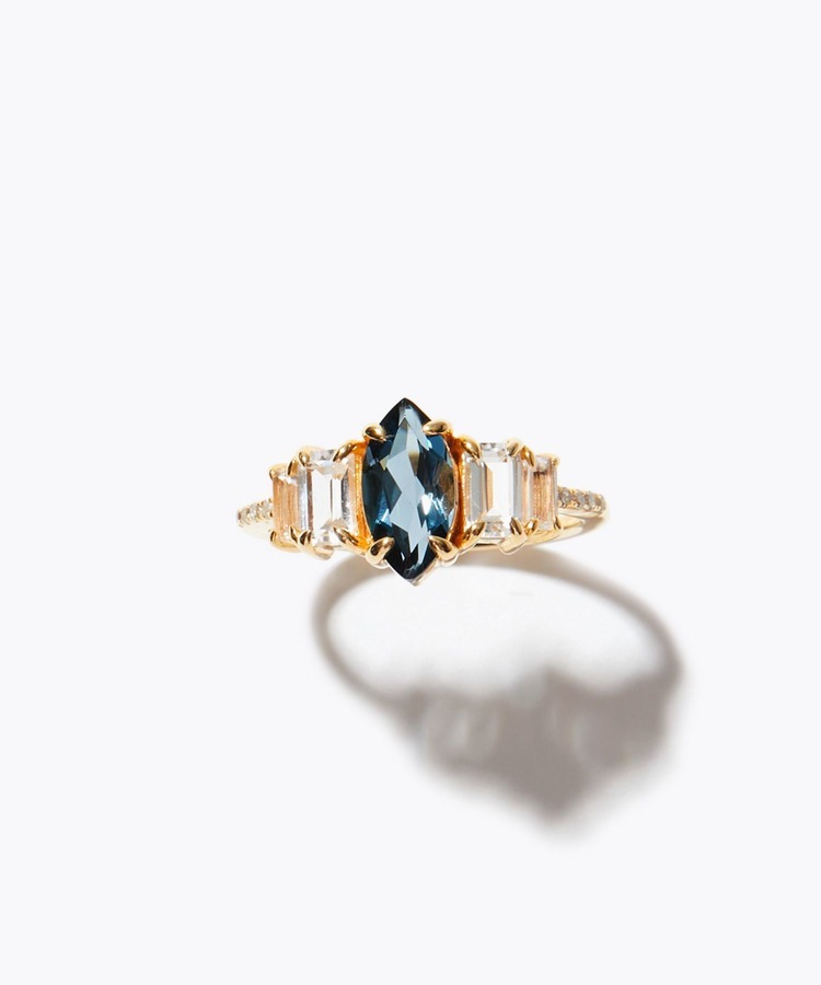 リング ロンドンブルートパーズ | アクセサリー・ジュエリー|ARTIDA