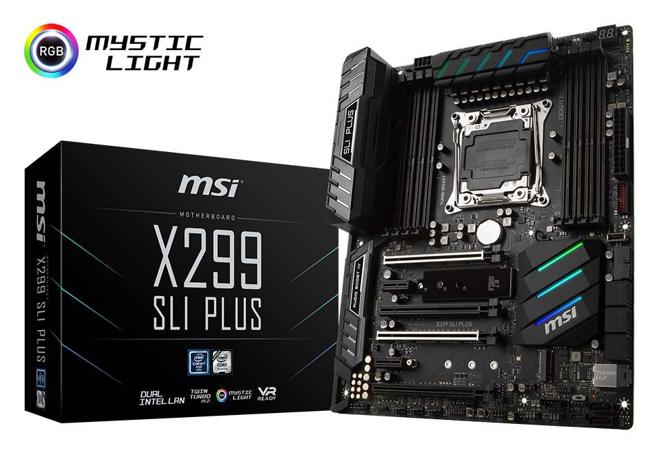X299 SLI PLUS | MSI マザーボード Intel X299チップセット | 株式会社