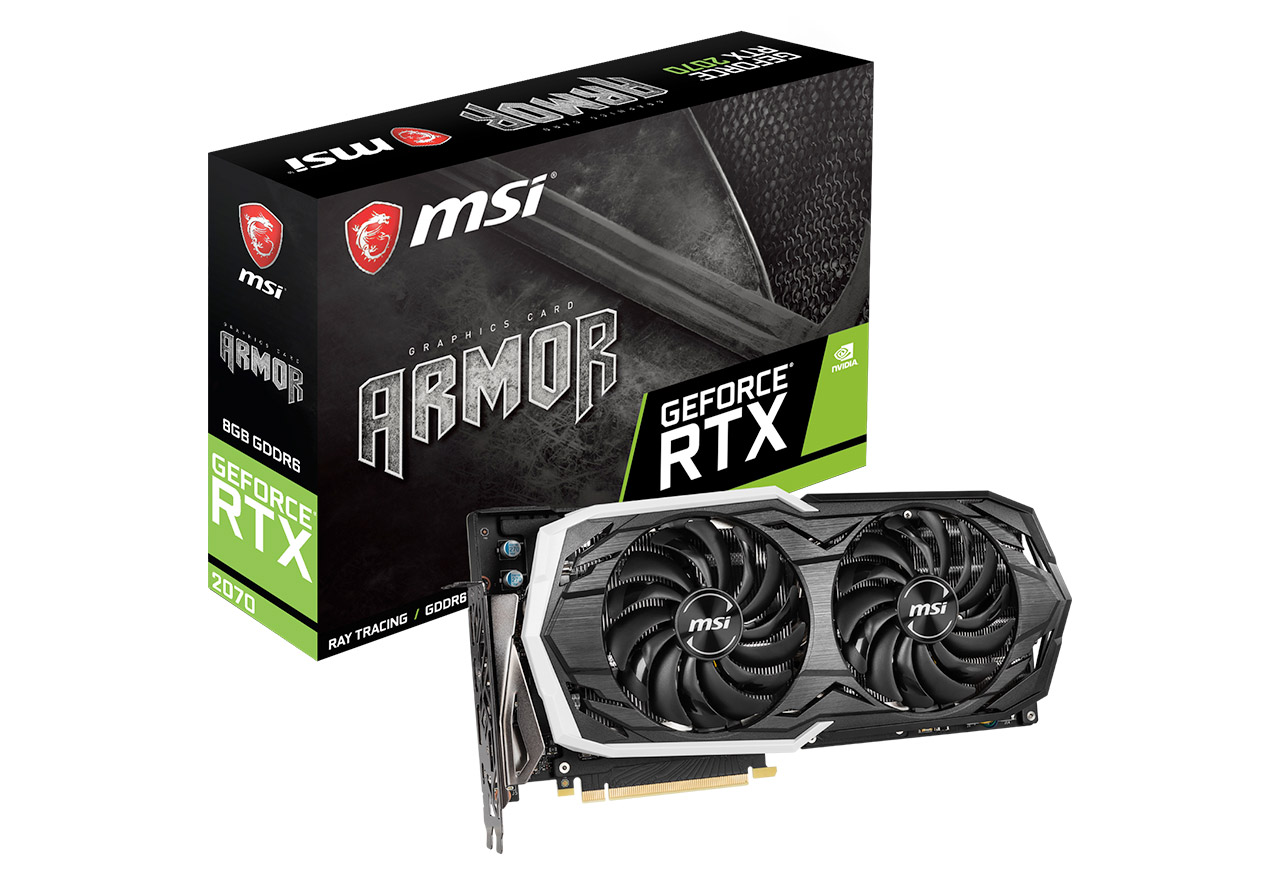 GeForce RTX 2070 ARMOR 8G | MSI グラフィックボード GeForce RTX